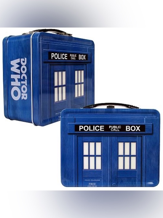 Bif Bang Other - Doctor Who Limited Edition TARDIS Tin Tote Lunch Box Collectors DEADSTOCK RARE